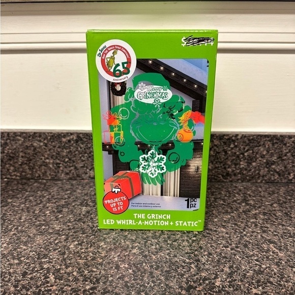 Dr Seuss THE GRINCH Holiday Lightshow Projector Christmas - Picture 1 of 4